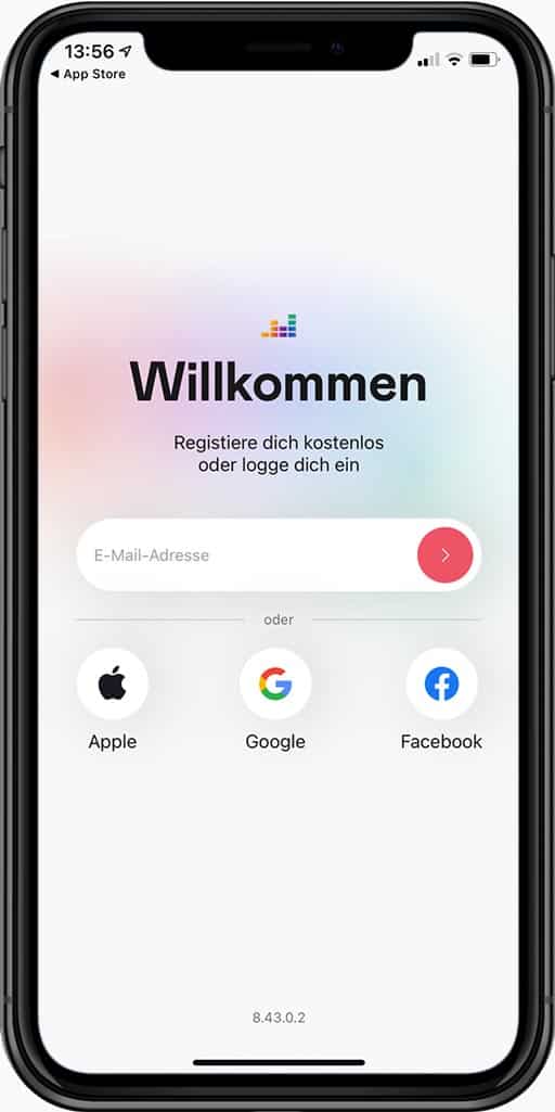 deezer App Anmeldung