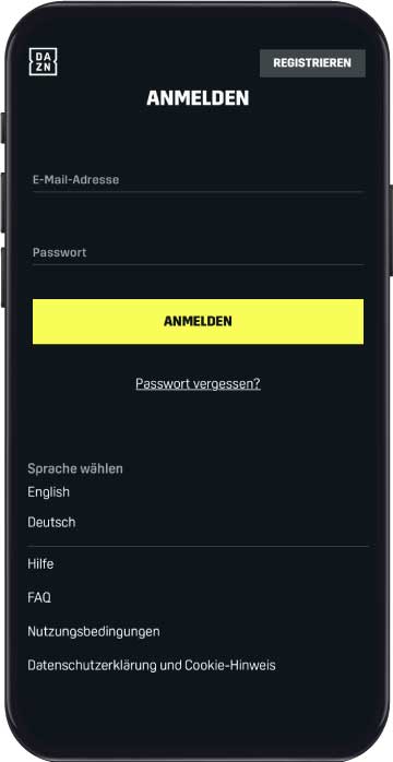 DAZN Login