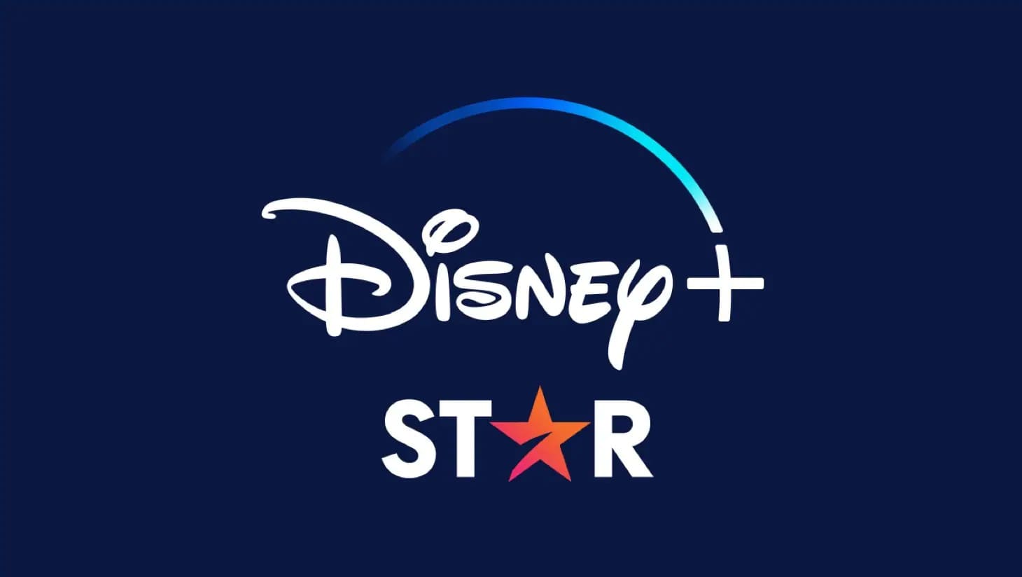 Disney+ Star Logo blau