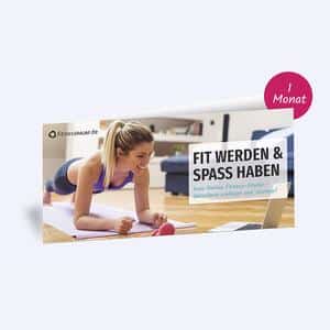 Fitnessraum Gutschein 1 Monat