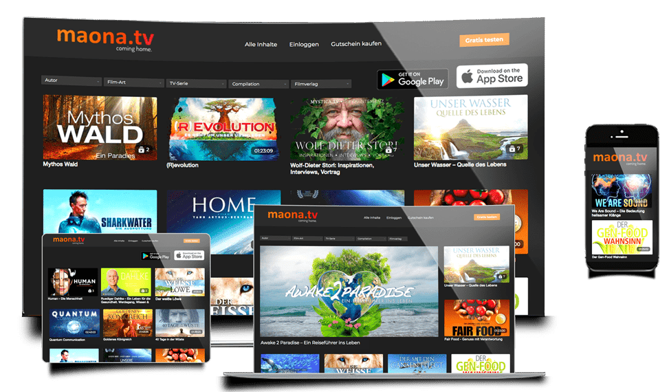 maona.tv Geräte