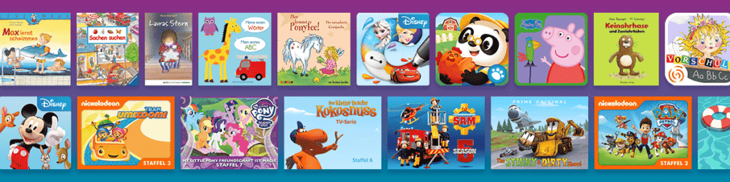 Amazon Kids+ Inhalte 3-5 Jahre