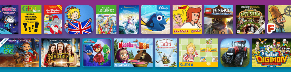 Amazon Kids+ Inhalte 6-8 Jahre