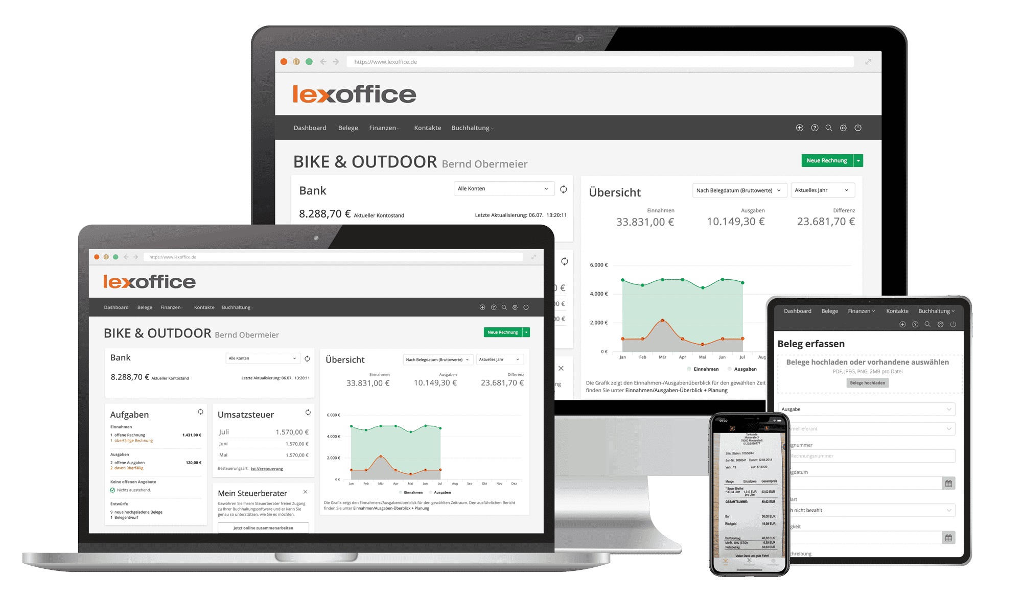 lexoffice Geräte