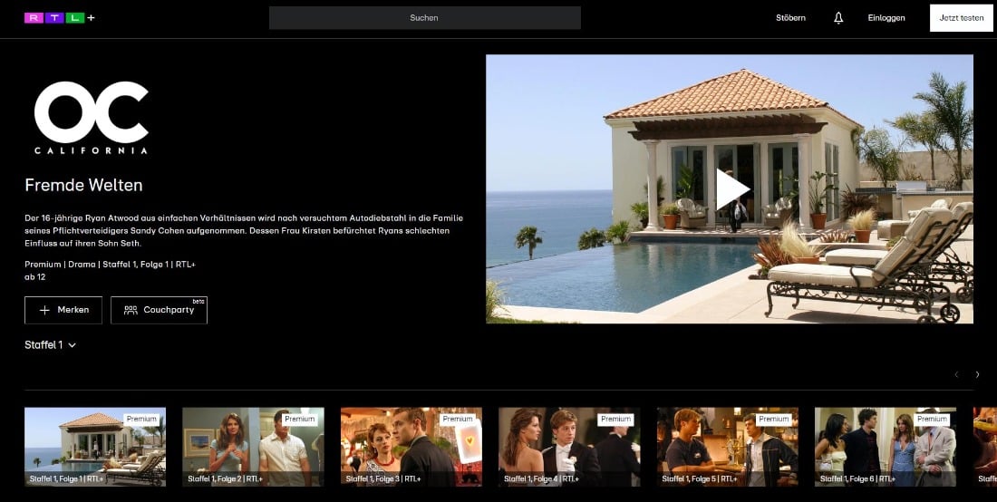 O.C, California Stream kostenlos