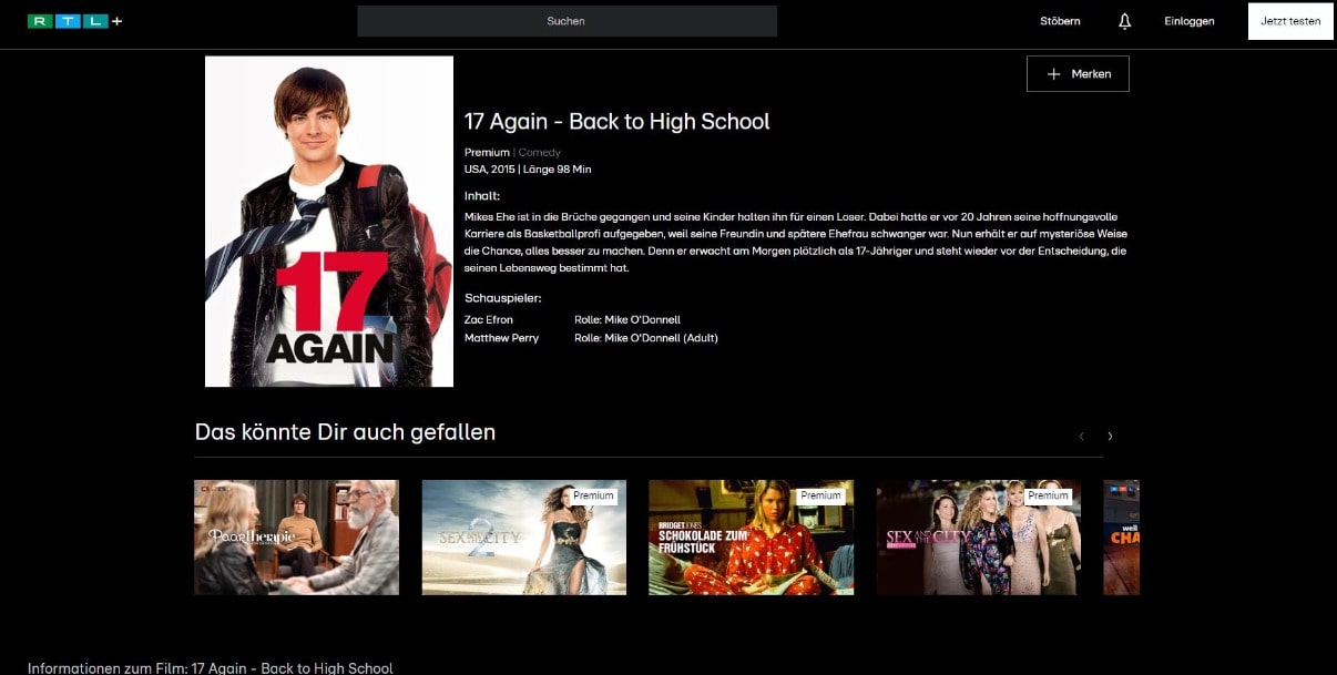 17 Again kostenlos streamen