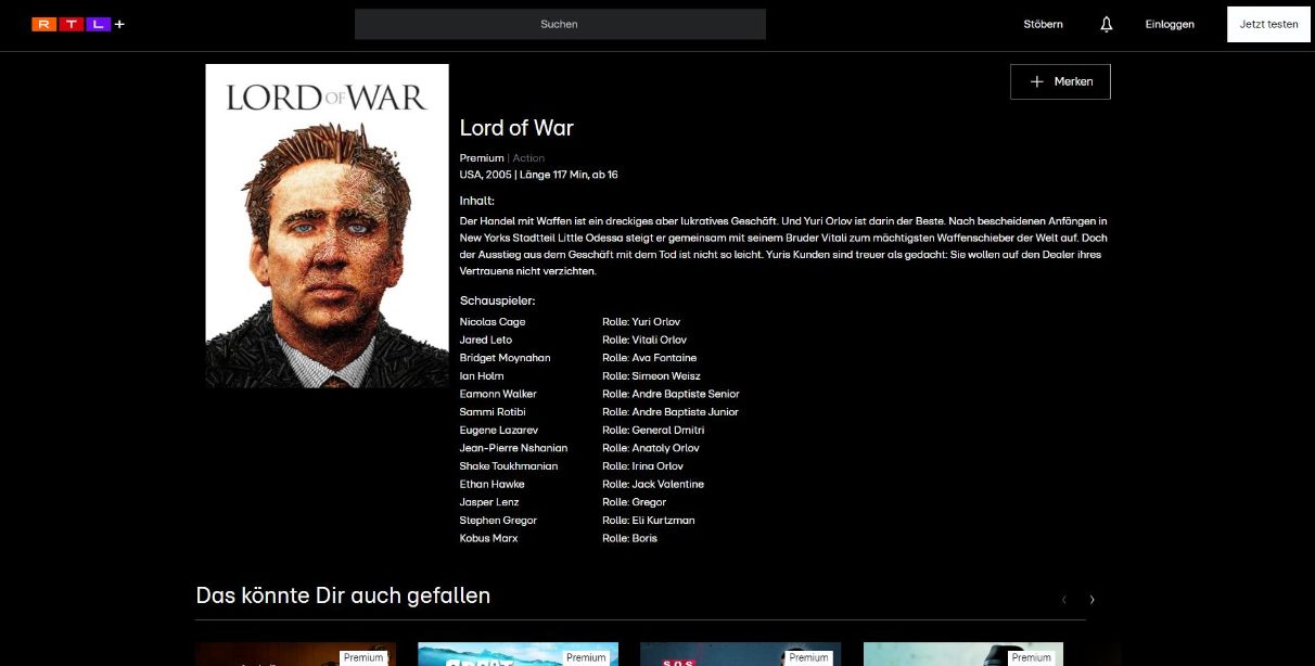 Lord of War Stream kostenlos