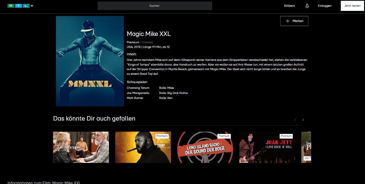 Magic Mike XXL Stream Deutsch kostenlos