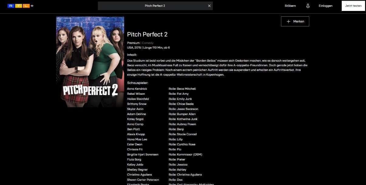 Pitch Perfect 2 kostenlos anschauen