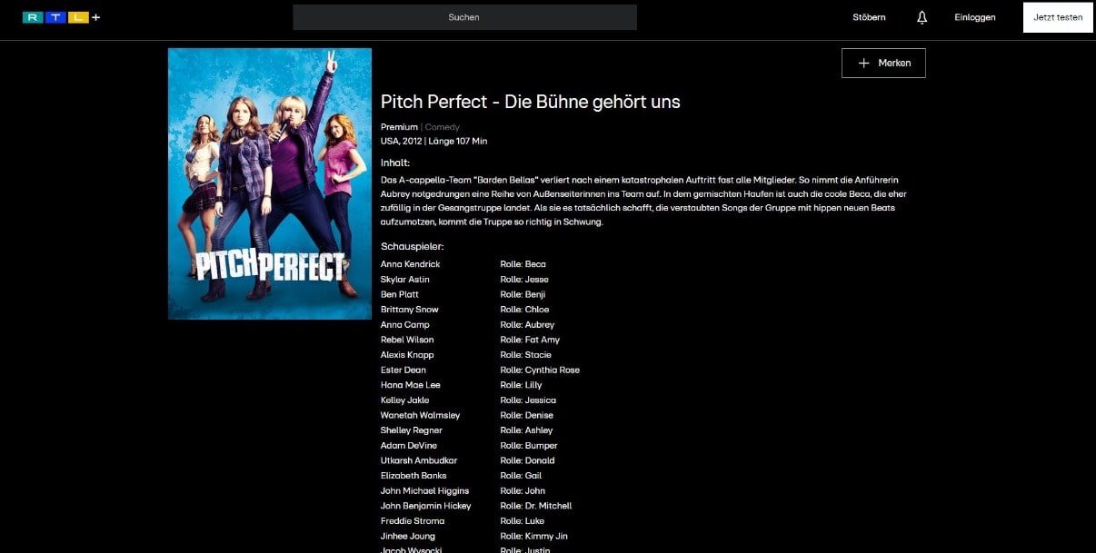 Pitch Perfect kostenlos anschauen