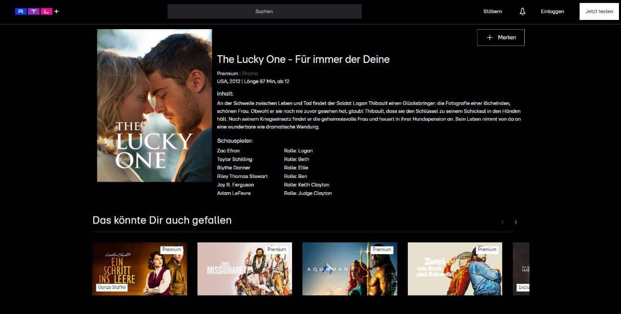 The Lucky One Stream kostenlos