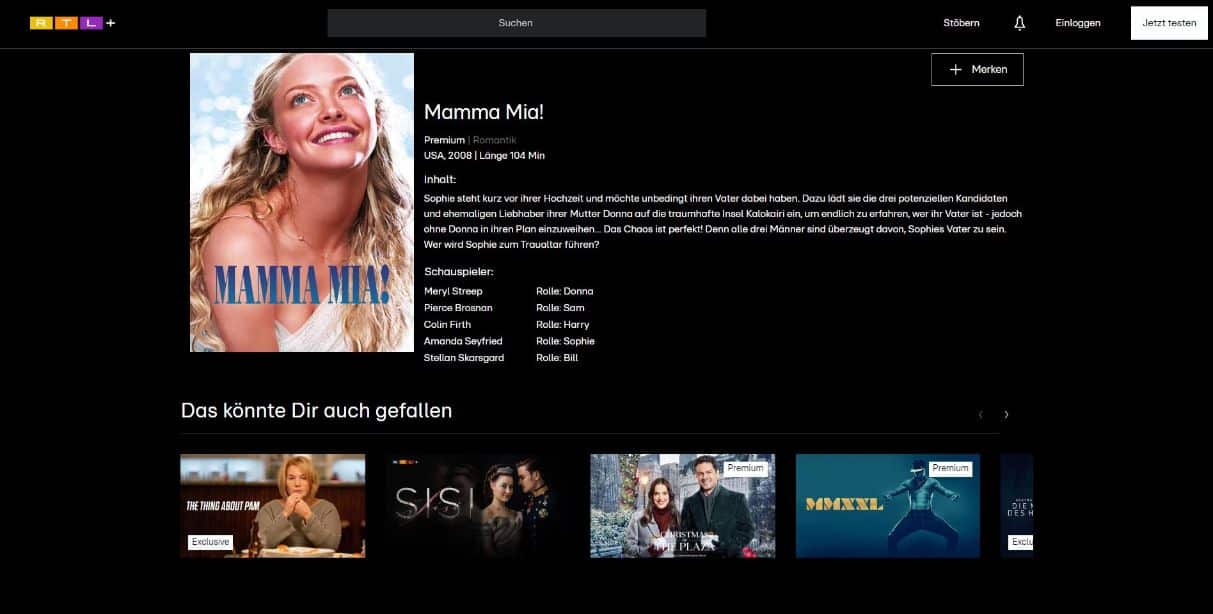 Mamma Mia 1 ganzer Film auf Deutsch kostenlos