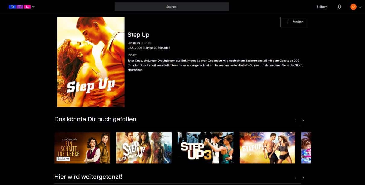 Step Up kostenlos anschauen