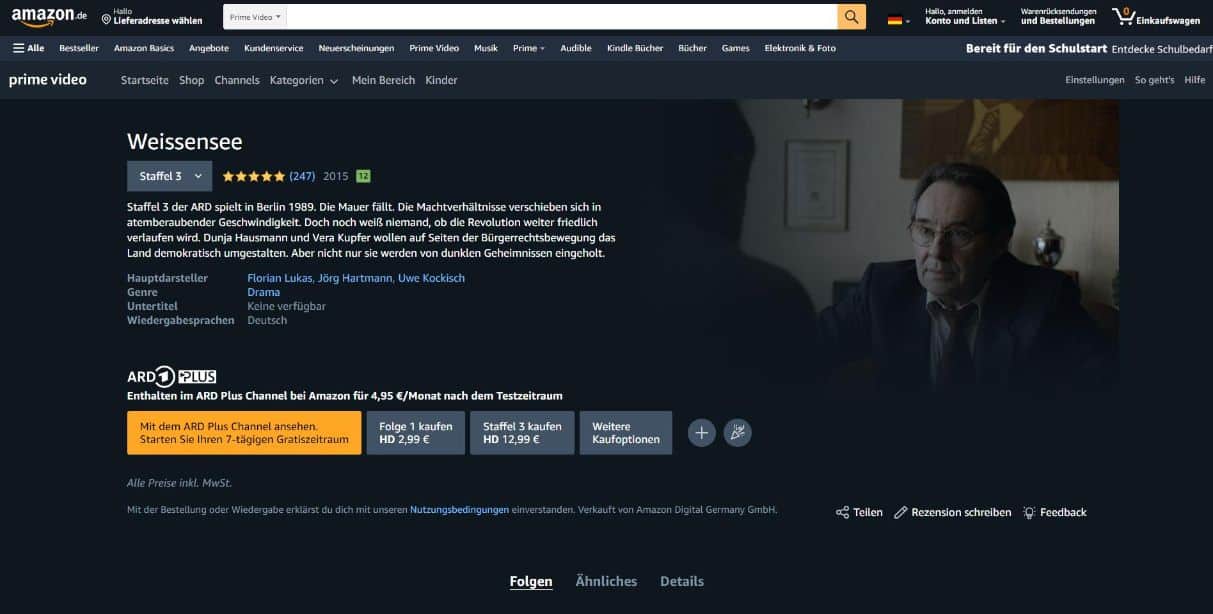Weissensee Staffel 3 kostenlos ansehen