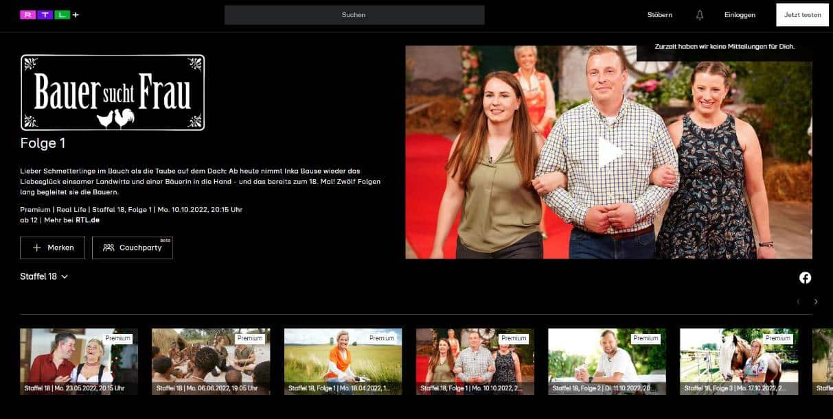 Bauer sucht Frau Live Stream kostenlos