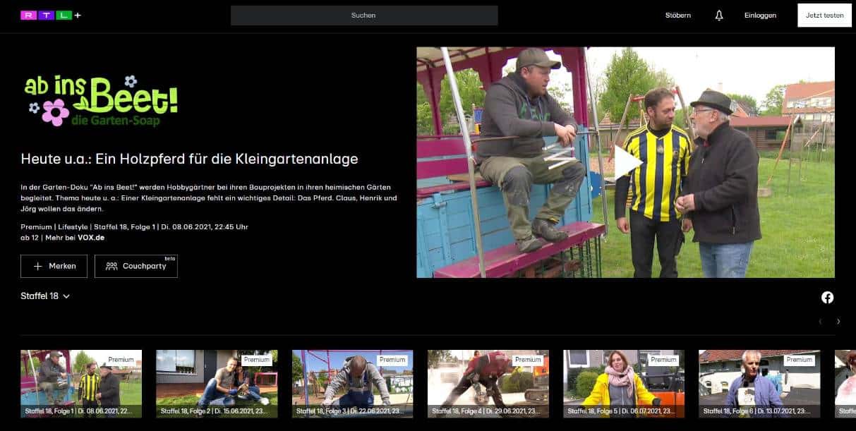 Ab ins Beet Stream kostenlos