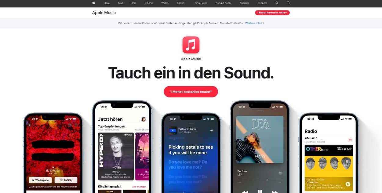 Apple Music Studentenrabatt