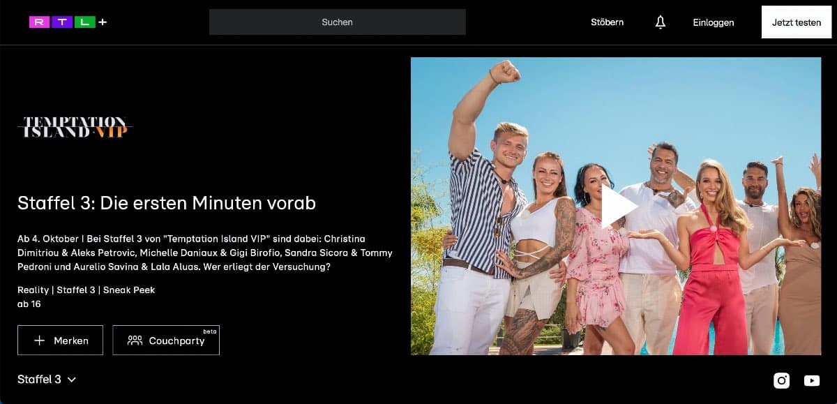 Temptation Island VIP kostenlos-anschauen
