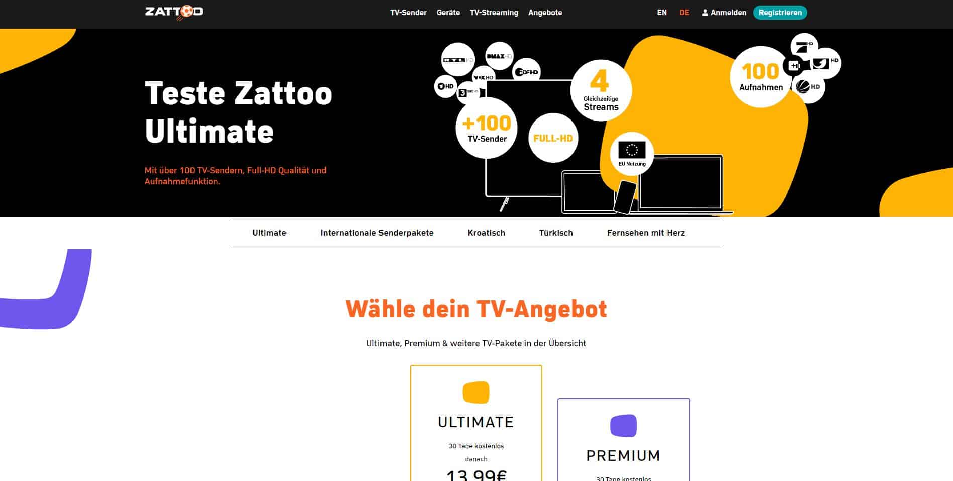 Zattoo Kosten