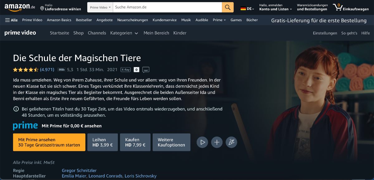 Die Schule der magischen Tiere ganzer Film kostenlos