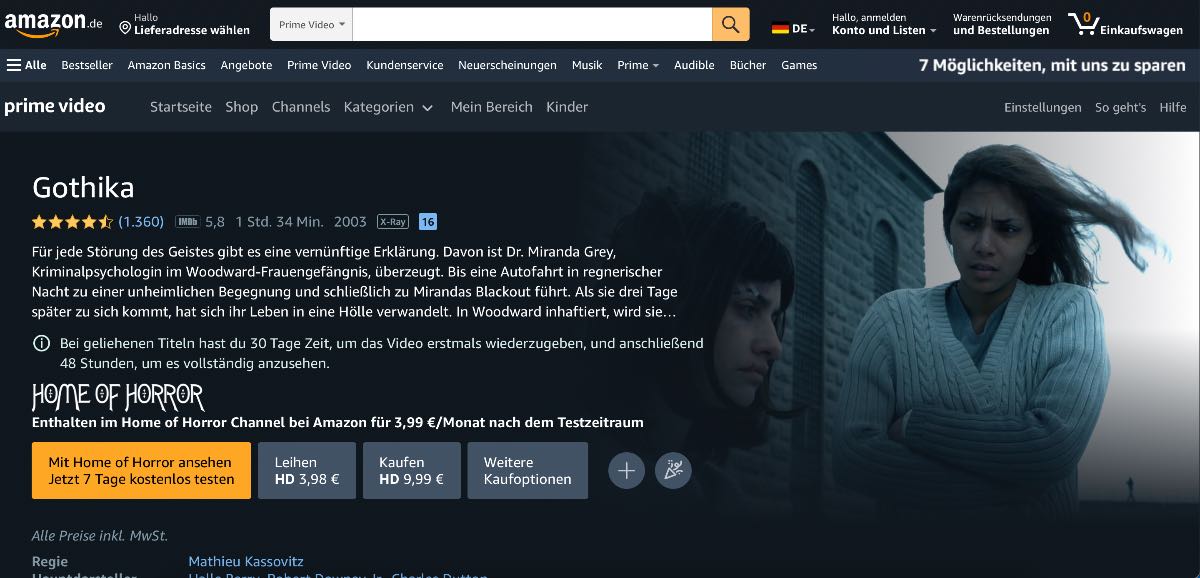 Gothika kostenlos anschauen