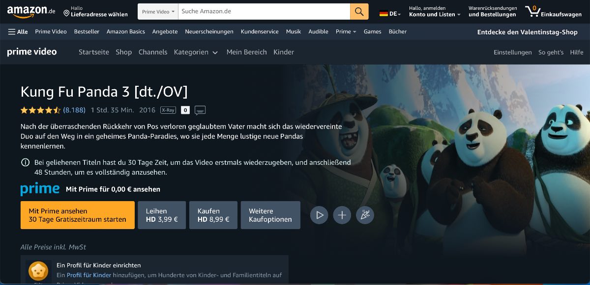 Kung Fu Panda 3 Stream kostenlos