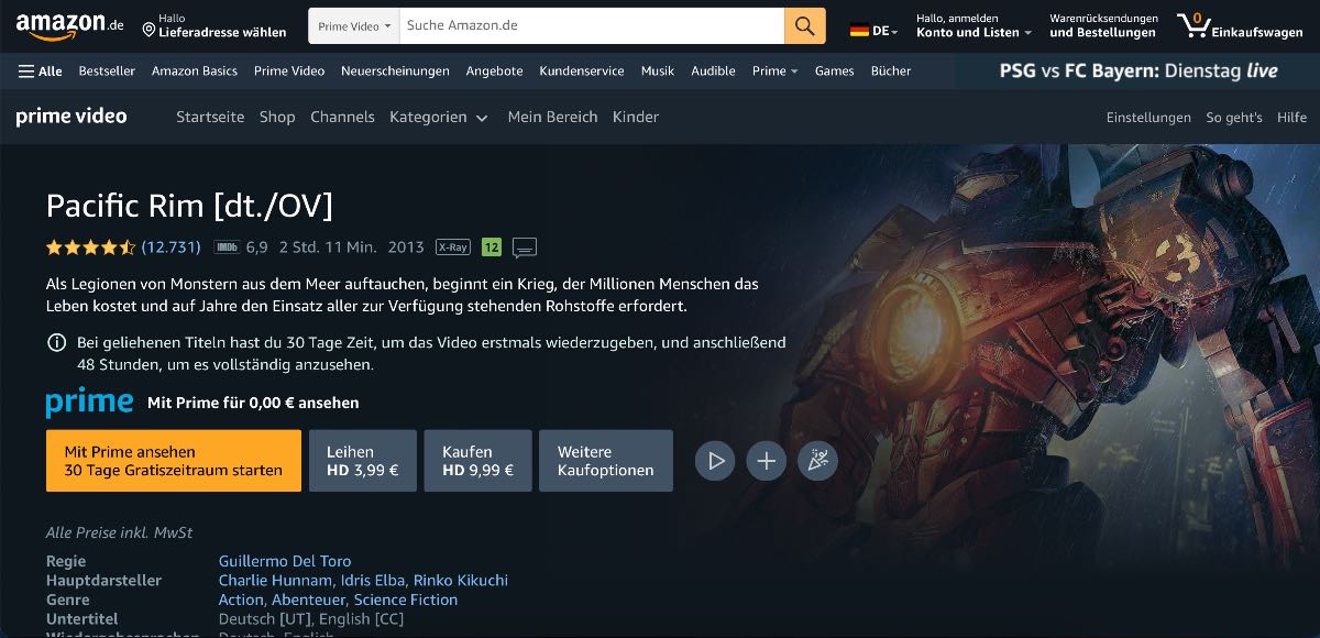 Pacific Rim kostenlos