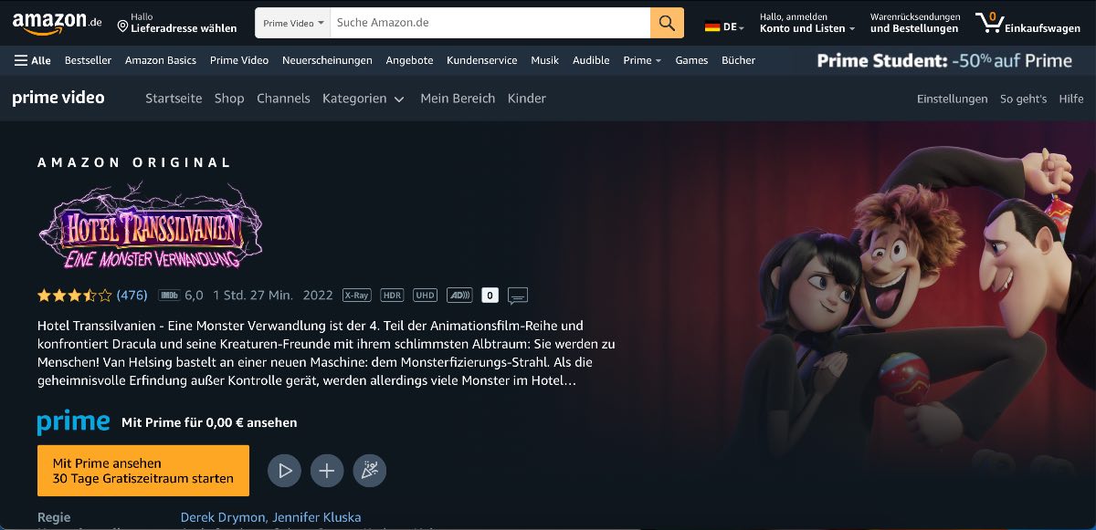 Hotel Transsilvanien 4 kostenlos gucken
