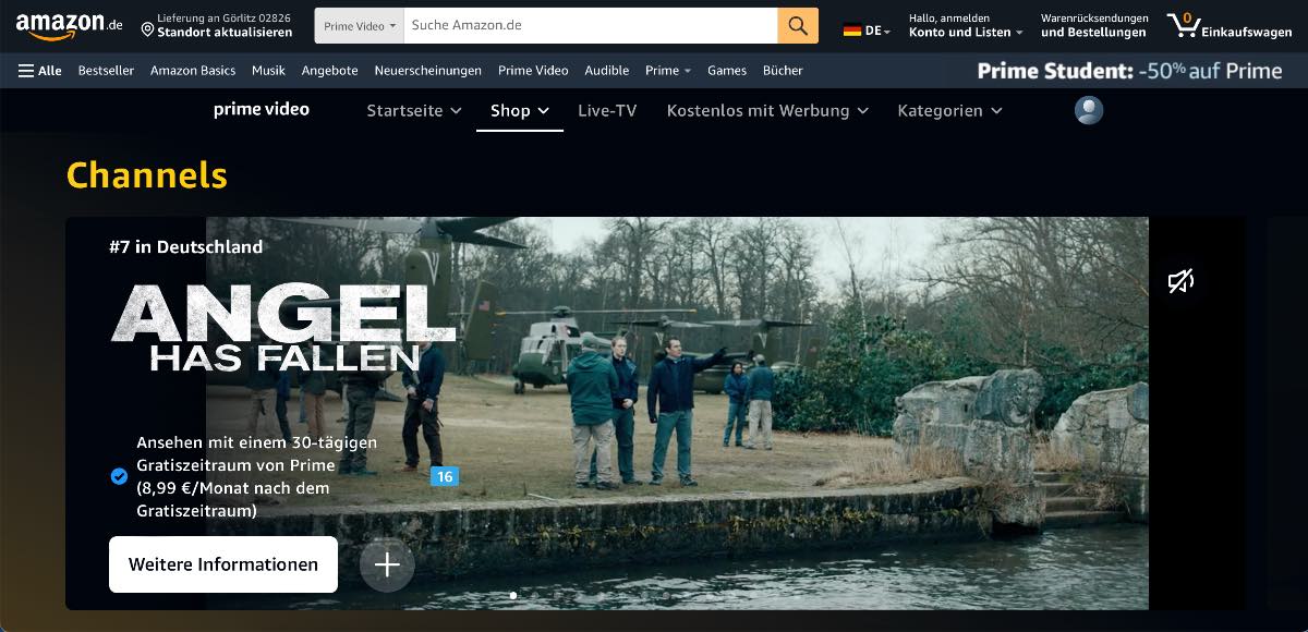 Amazon Channel kündigen