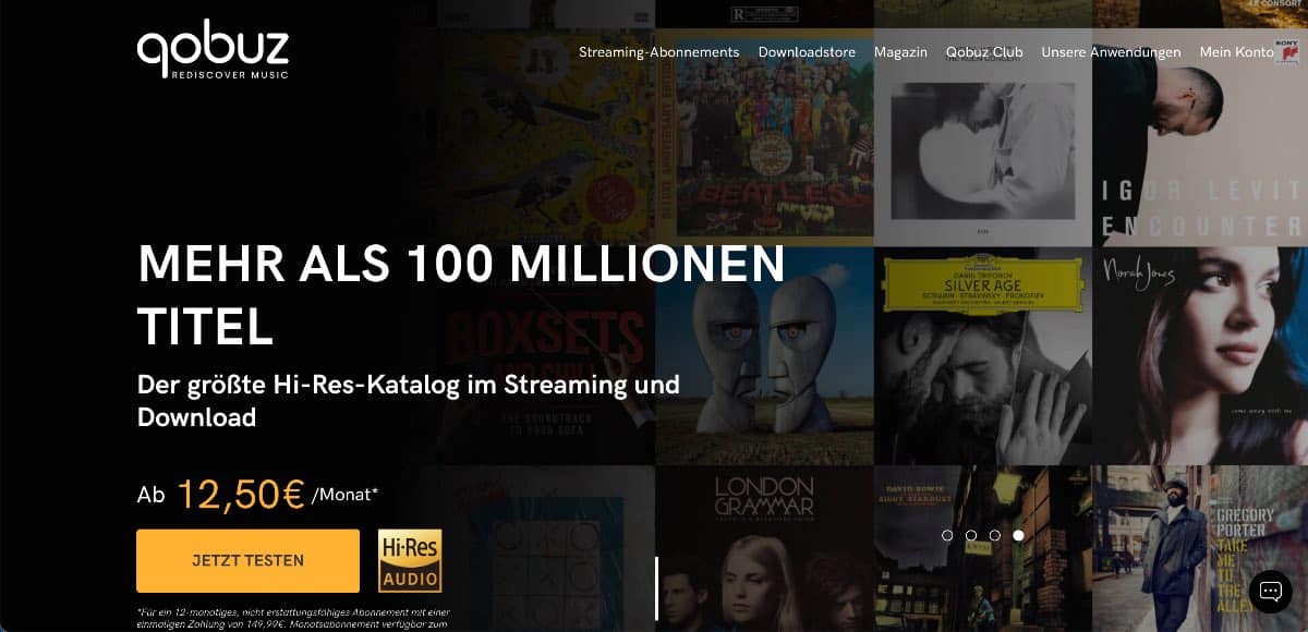 Qobuz Kosten Preise