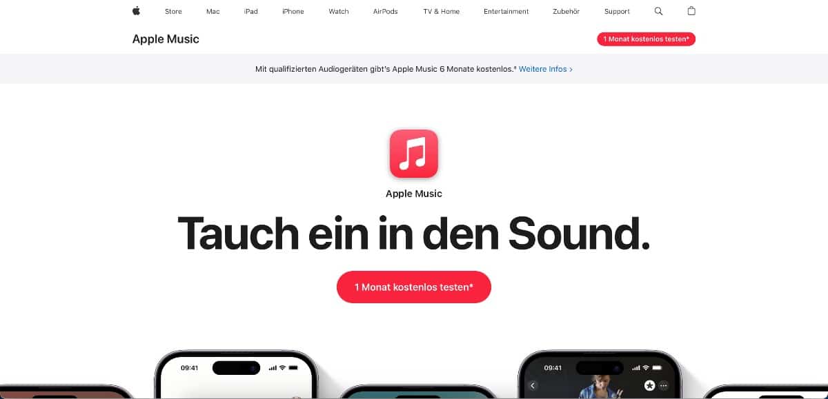 Apple Music auf Android